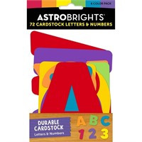 AstroBrights Cardstock Letters & Numbers