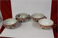 Lot of 4 Kutani Cups