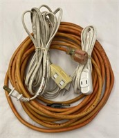 3 Extension Cords, Various Lengths