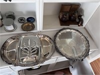 2 SILVERPLATE TRAYS ONLY