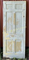 Vintage antique swinging pantry door