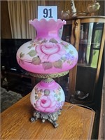 Hand Painted Antique Lamp