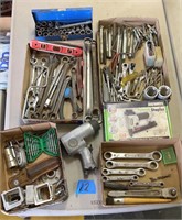 Pneumatic drill and stapler, wrenches,