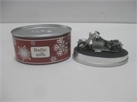 Relic Motorcycle Novelty Clock Black See Info