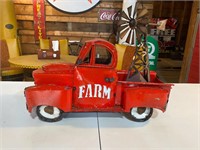 Tin Farm truck toy
