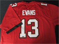 MIKE EVANS SIGNED AUTOGRAPHED JERSEY WITH COA