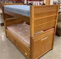 Oak Bunk Bed Set