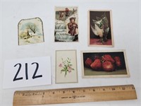 Victorian trade card lot