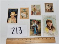 Victorian trade card lot