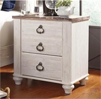 ASHLEY WILLOWTON FARMHOUSE  NIGHTSTAND