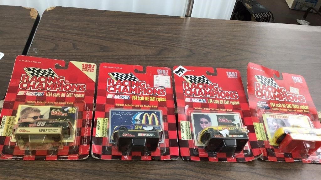 1997 Racing Champions 1/64 die cast Nascars