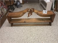 Wood Shelf Quilt Rack