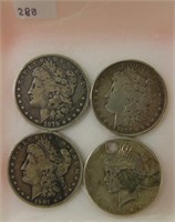 Morgan Dollars, Peace Dollars