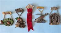 1970s German Hiking Awards Lot Metal Badges