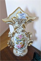 1870s Hand painted vase
