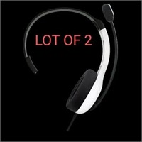 LOT OF 2 - PDP Gaming LVL30 Wired Chat Headset wit