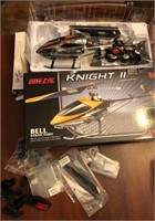 Untested Blitz RC Knight Ii remote control helicos