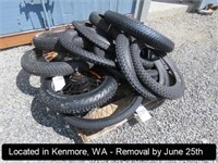 LOT, ASSORTED E-BIKE FAT TIRES ON THIS PALLET