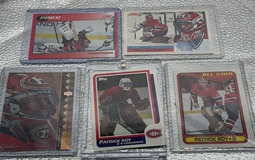 Patrick Roy cards (reprint rookie)