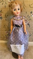 1960’s Hard Plastic Doll 18 inches tall