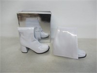 "Used" Ellie Shoes Women's 7 Gogo Boot, White