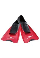 Speedo Switchblade Fins, Black/Red, Small