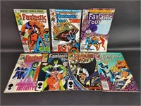 Seven Fantastic Four Comic Books