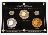 Coin Denver Broncos Super Bowl Proof Set
