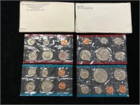1972 & 1973 US Mint Uncirculated Coin Sets