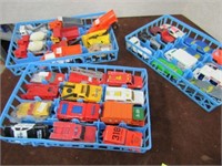 3 Trays Used Hot Wheels and Others