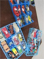 3 Trays Used Corgi, Hot Wheels and Others