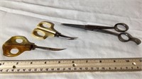 3 Old Scissors