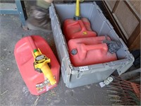 3 gas cans