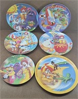 6pc. Vtg McDonalds Collectible Plates