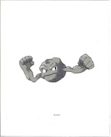 POKEMAN - "GEODUDE" 8 x 10 " Fine Art Giclee -