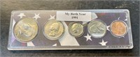 1991 UNCIRCULATED COIN SET