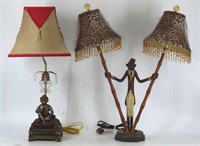 Bellhop & Noble  Monkey Lamps