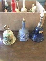 Vintage Bells Box Currier Ives, Avon, Misc