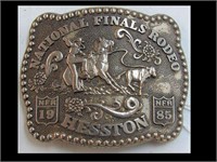 1985 HESSTON NATIONAL FINALS RODEO BUCKLE