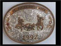 SILVER KING 1992 NEBRASKA ROPING HORSE ASSN BUCKLE