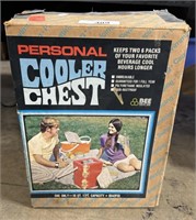 Vintage Personal Cooler Chest.