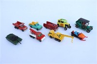 Vintage Die Cast Cars Original Played Condition