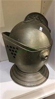 Aluminum knights helmet ice bucket, 15 inches