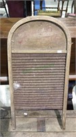 Two in One rounded top washboard, the metal has