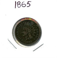 1865 Indian Head Cent