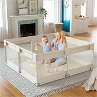 Fodoss 47x47inch Baby Playpen, Play Pen for Baby
