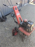 Briggs and Stratton 5hp rototiller, extra fuel