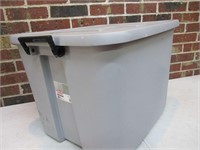 20 Gallon Tote with Lid - Gray