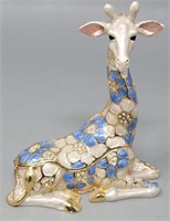 Beauty & Grace Giraffe Jewelry Box w/ Necklace