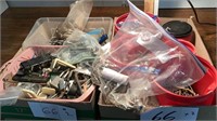 2 boxes of miscellaneous bolts, nuts, washers,